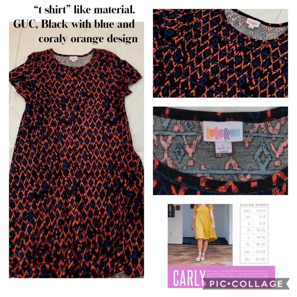 Patterned Carly LLR - Lularoe